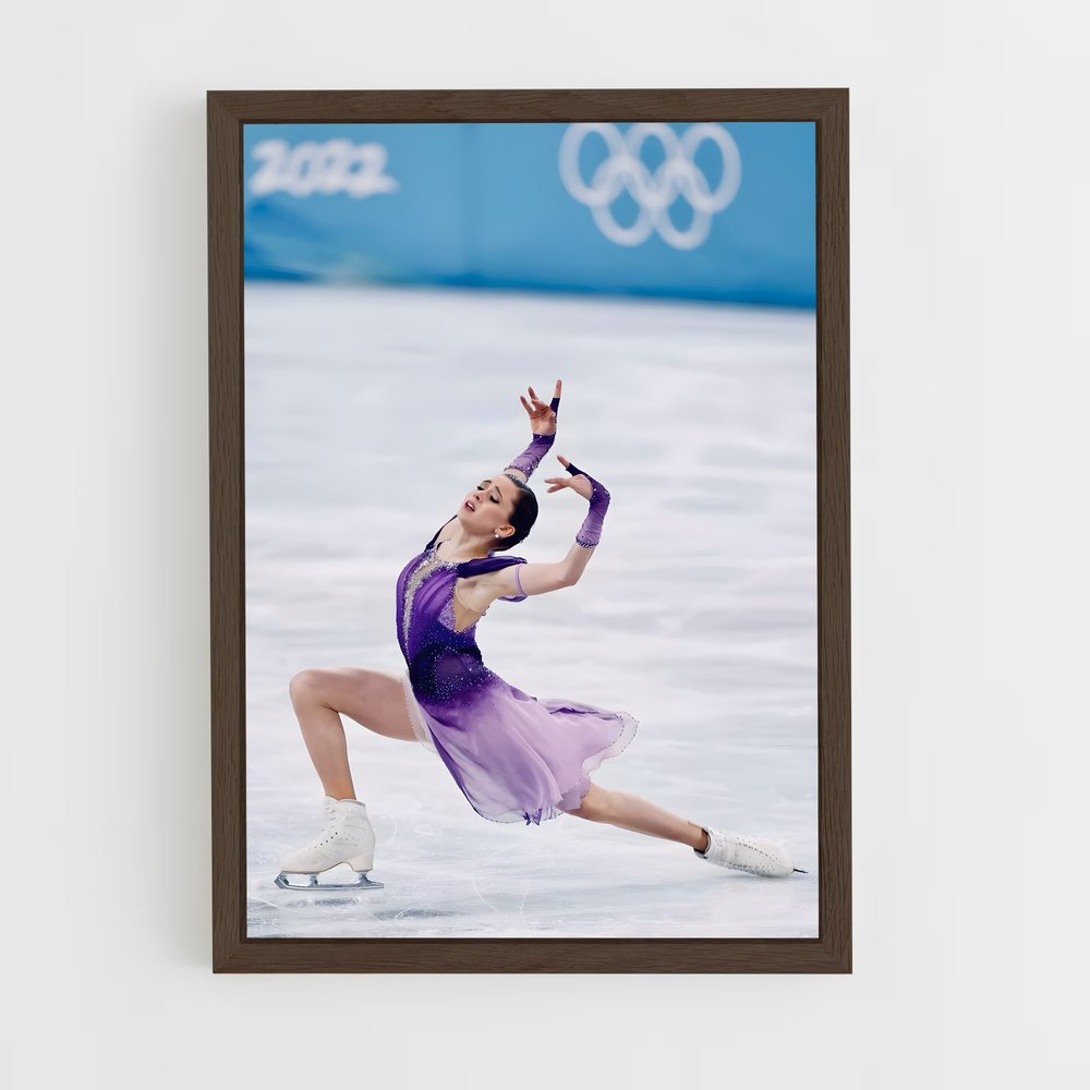 Poster Kamila valieva glacial – affiche Patinage artistique (vue 5)